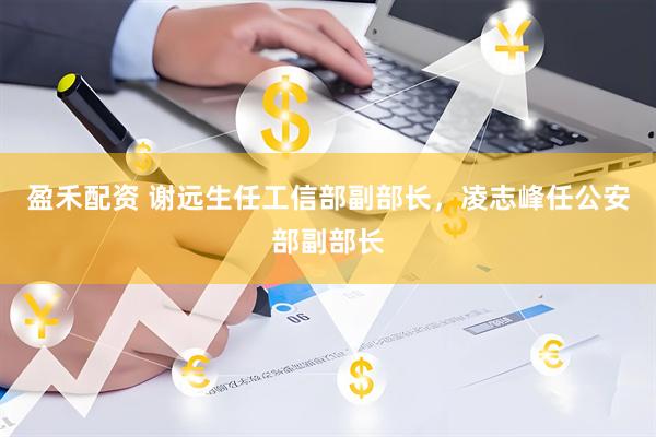 盈禾配资 谢远生任工信部副部长，凌志峰任公安部副部长